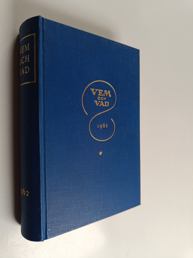 Vem och vad 1962: biografisk handbok