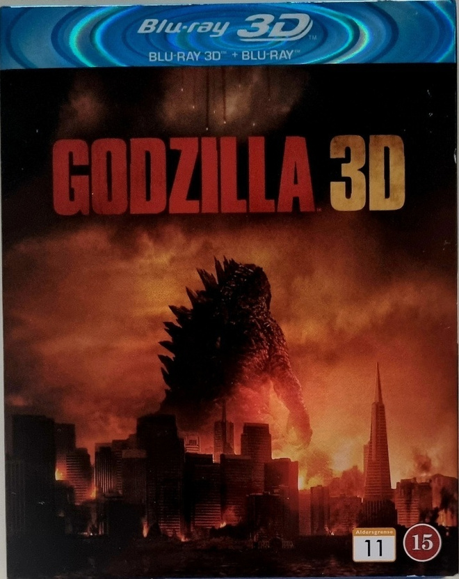 GODZILLA 3D + 2 D BLU-RAY (2 DISCS)