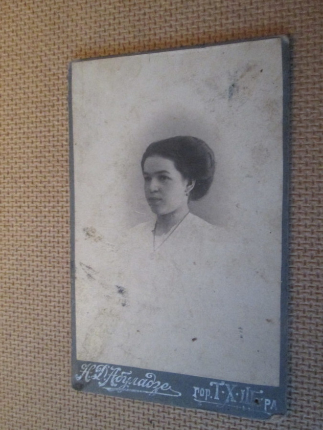 pieni vintage pahvivalokuva