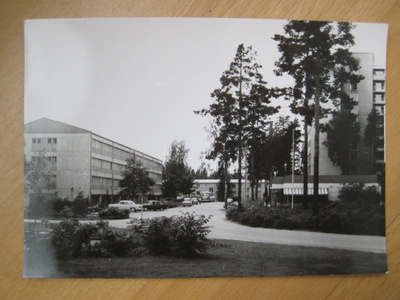 VANHA Postikortti Espoo Tapiola 1950-l Alkup. Mallikappale