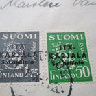 1941 Aunus R kuori Loimaalle 2 kpl terävä "A" - pikkukuva 2