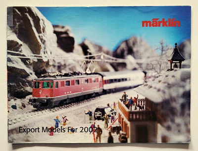 Märklin-esitteitä 2000-luvun alusta 2 kpl
