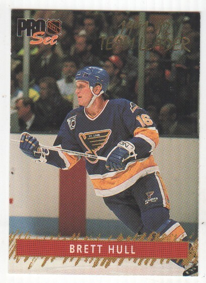 Brett Hull Pro set team leader erikoiskortti.