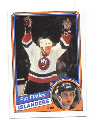 1984-85 OPC #124 Pat Flatley New York Islanders RC