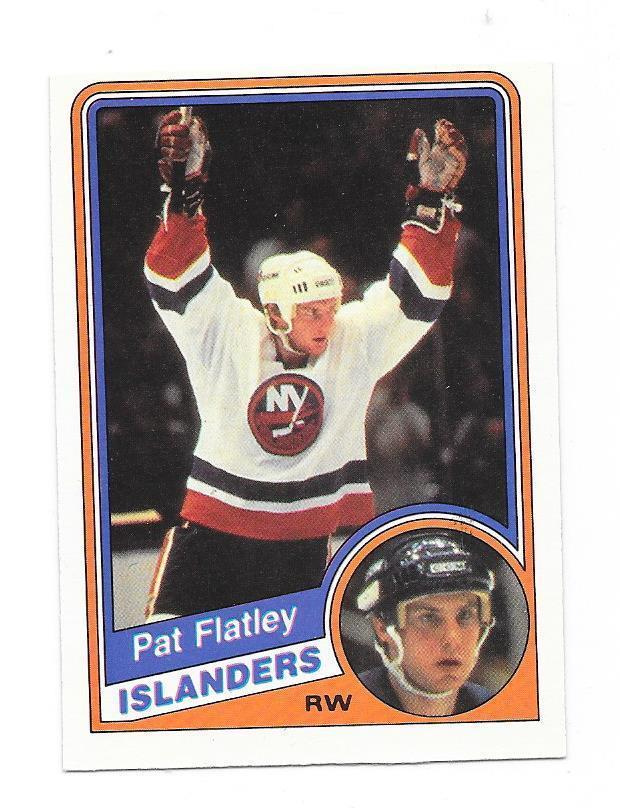1984-85 OPC #124 Pat Flatley New York Islanders RC