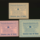 Itävalta Notgeld 10, 20, 50 Heller, Steinerkirchen 1920 - pikkukuva 2