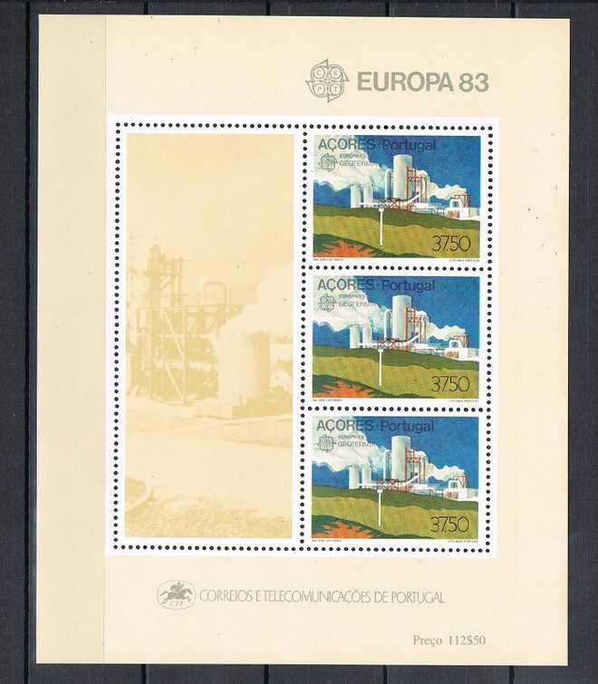 Portugal Azorit 1983 - Europa CEPT blokki ++