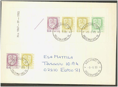 1982 AV 11 lehti 1867 ym kirjeellä