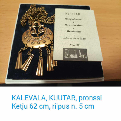 Pronssinen KUUTAR -riipus