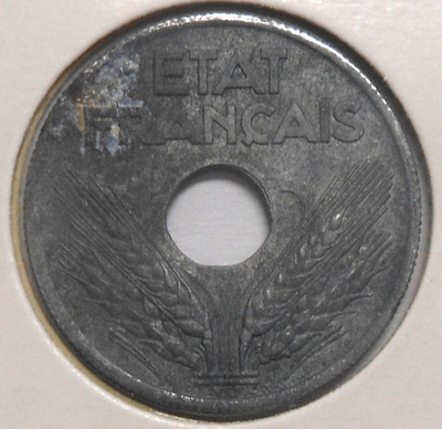 France. 10 centimes 1941.