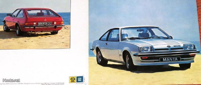 1979 Opel Manta / CC esite - KUIN UUSI