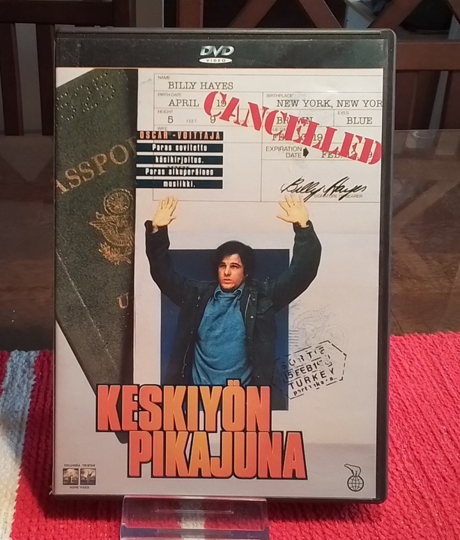 Keskiyön pikajuna dvd 1978 egmont