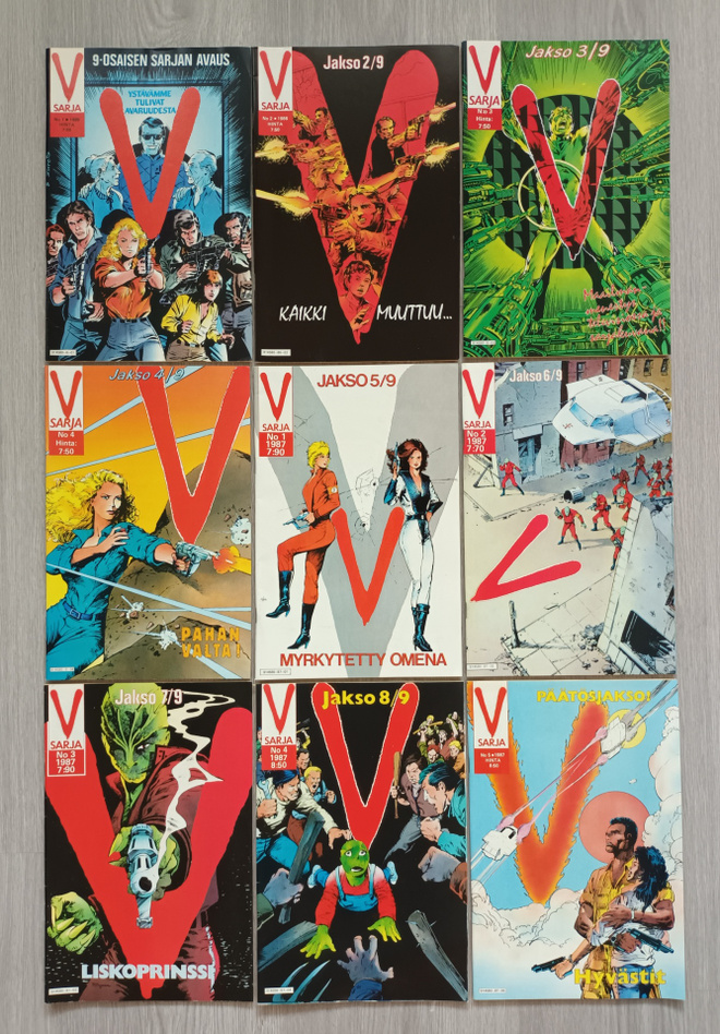 V - Sarja vuosikerrat 1986 & 1987