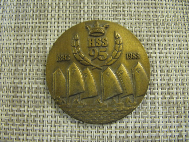 HSS -95 Purjehdusmitali 1893-1988.