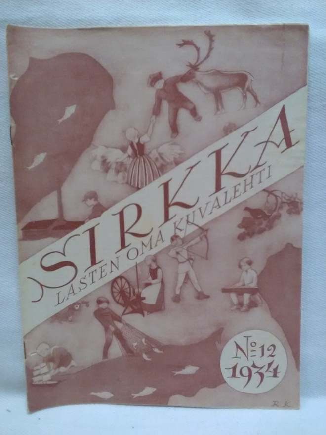 Sirkka N:o 12 1934 lasten oma kuvalehti