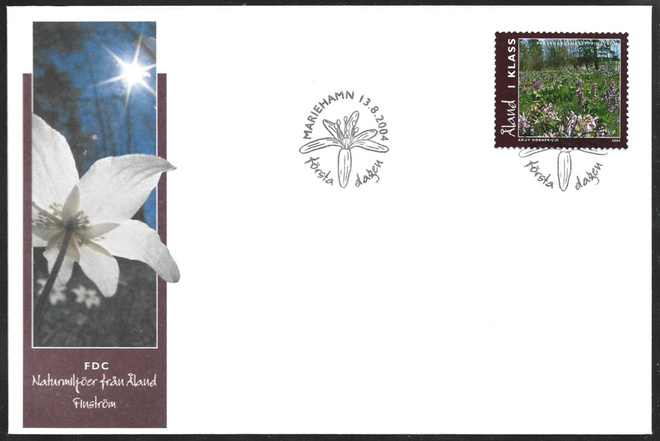 FDC Åland 2004  Ahvenanmaalaisia maisemia  LaPe ÅL  242