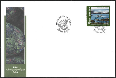 FDC Åland 2009  Ahvenanmaalaisia maisemia   LaPe ÅL 312