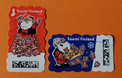 SUOMI 2025 Joulupostimerkit