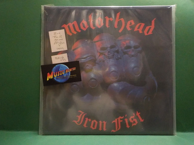 MOTÖRHEAD - IRON FIST EX-/EX+ RARE FIN -82 PRESS LP