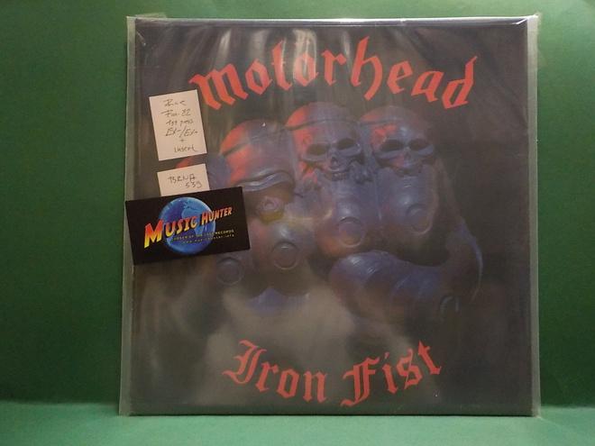 MOTÖRHEAD - IRON FIST EX-/EX+ RARE FIN -82 PRESS LP