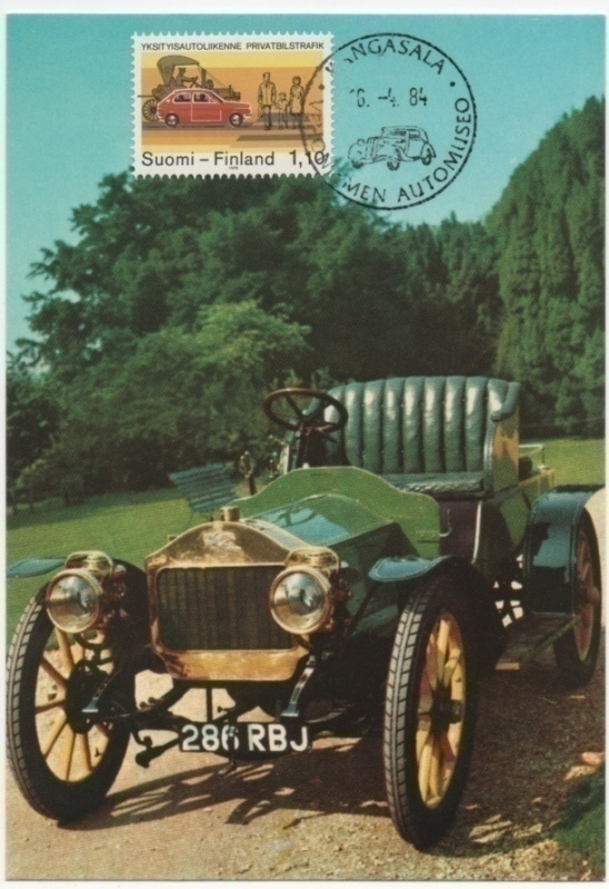 Maksikortti auto 1984 Kangasala automuseo