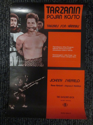 Tarzanin pojan kosto (1954) - vanha elokuvajuliste