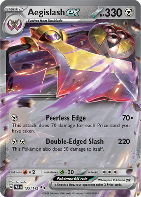 Aegislash ex 135/182 - Paradox Rift - NM/M