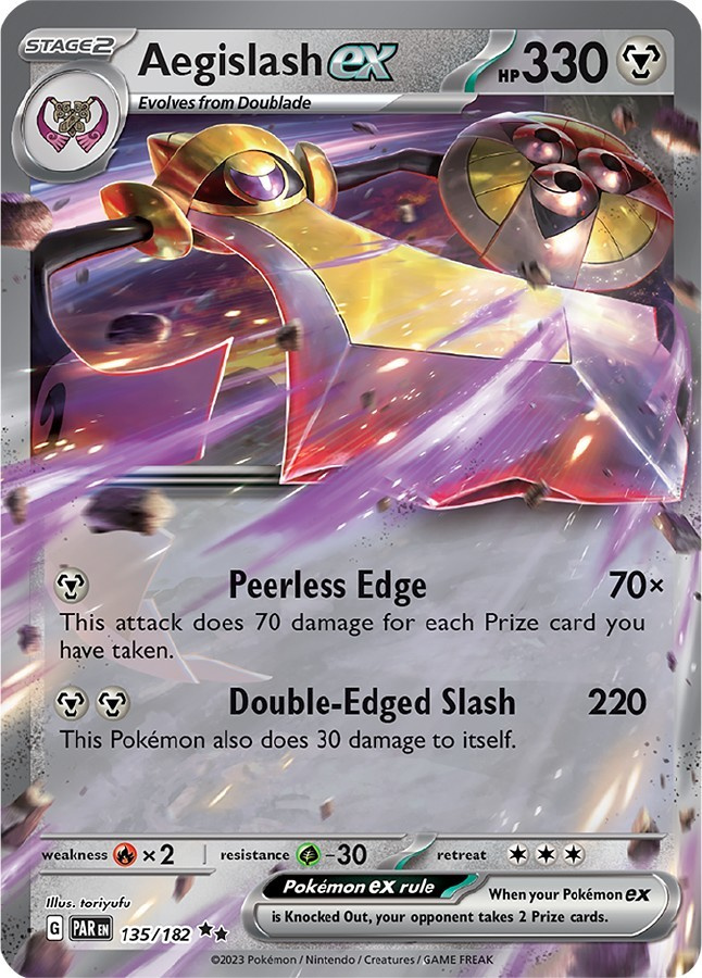 Aegislash ex 135/182 - Paradox Rift - NM/M