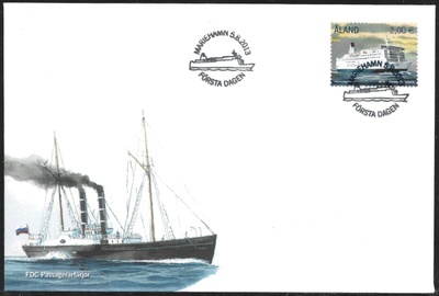 FDC Åland 2013  m/s Princess Anastasia  LaPe ÅL 372