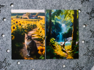 ~Kissa kortti~ 2kpl