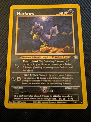 Murkow Pokemon Neo Genesis