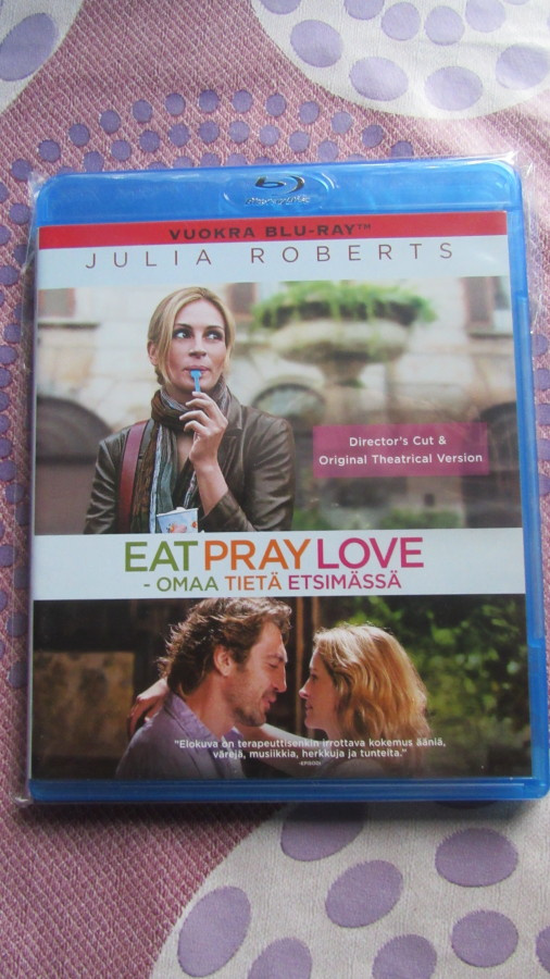 Eat Pray Love - Omaa Tietä Etsimässä Blu-ray