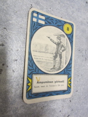 KERÄILYKORTTI BERLIININ OLYMPIALAISTA 1936