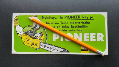 Pioneer moottorisaha esite 60-luku
