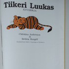 Andersson - Hongell: Tiikeri Luukas Kuvakirja (1.p. 1989) - pikkukuva 2