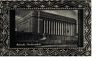 Vanha kortti, Helsinki, Eduskuntatalo