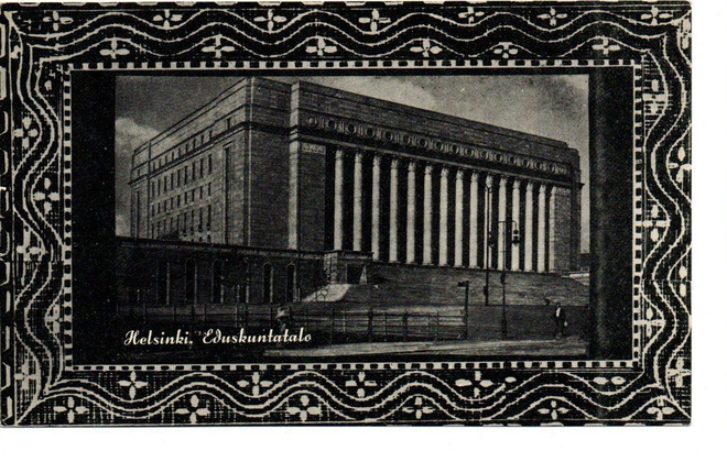 Vanha kortti, Helsinki, Eduskuntatalo
