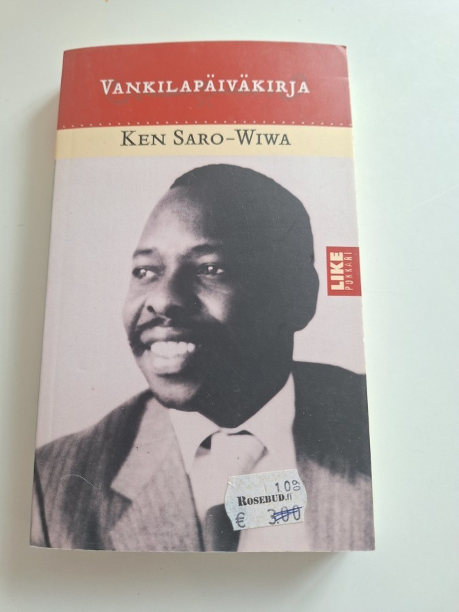 Ken Saro-Wiwa-Vankilapäiväkirja (Pokkari)