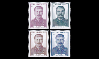 Albania 1392-5 ** Stalinin syntymästä 90v (1969)