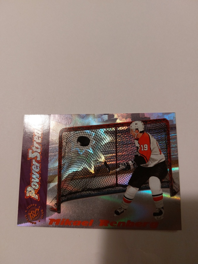 1995-96 Stadium Club Power Streak #PS5 Mikael Renberg