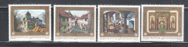 Liechstenstein 1978 linnoja ja rakennuksia.