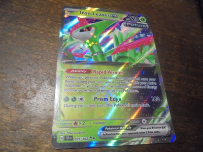Pokemon keräilypelikortti Iron Leaves EX 220 HP