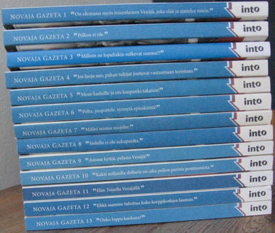 Novaja Gazeta 1 - 13. Into 2008 - 2012.
