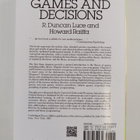 R. Duncan Luce : Games and decisions : introduction and c... - pikkukuva 2