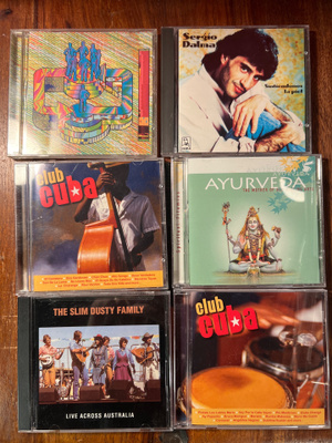 Cd-levyjä yli 60 kpl. Maailmanmusiikkia