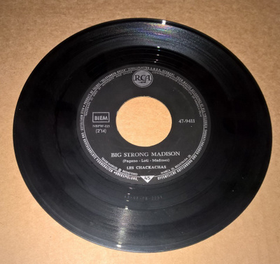 LES CHACKACHAS SINGLE 47-9411 MADISON 64  7"