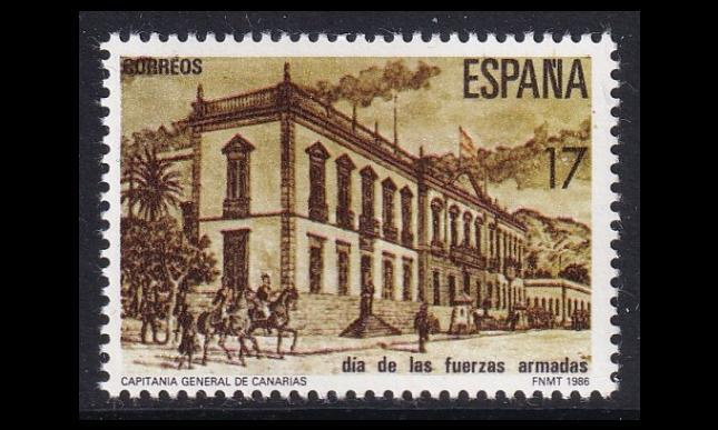 Espanja 2729 ** Armeijan päivä (1986)
