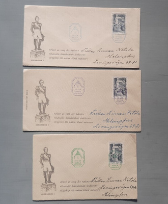 FDC Porvoo Valtiop- violetti+ELvihr 19/7 ja sin 28/3