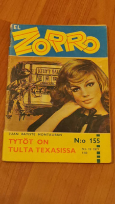 EL ZORRO Nro 155, 12 / 1971, Tytöt on tulta Texasissa