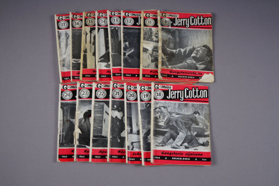 1076. 15kpl Jerry Cotton 1964-vuosikerran lehtiä.
